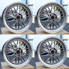 18x818x9 Hyper Black Machined Bbs Style Wheels 5x114.3 3330 Fits Honda Toyota 18x818x9 Hyper Black Machined Bbs Style Wheels 5x114.3 3330 Fits Honda Toyota