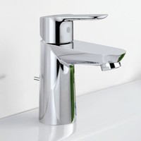 Grohe Bauedge Waschtischarmatur 23328000 Mit Ablaufgarnitur, Wasserhahn, Bad