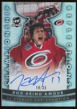 2022-23 Rod Brind' Amour The Cup 19/35 Championship Reflections Auto #CR-RB UD