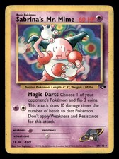 Sabrina's Mr. Mime 59/132 Uncommon Gym Challenge Pokemon Unlimited MP