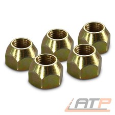 5x RADMUTTER KEGELBUND M12x1,5 FÜR TOYOTA TERCEL VERSO YARIS VOLVO S40 V40