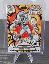 2025 Panini Donruss - Bryce Young Bomb Squad! #BS-BYG Carolina Panthers