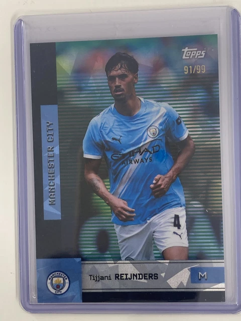 TOPPS MANCHESTER CITY TEAM SET 25/26 TIJJANI REIJNDERS MAN CITY PARALLEL 91/99.