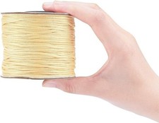 1.5mm100 Yard Yellow Nylon Cord Wind Chime Cord Replacement Braided Blind String