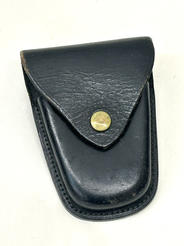 Vintage Frisbie Police Black Leather Handcuff Case Pouch Portland, OR