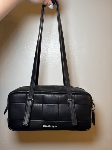 Coach Coachtopia Alter/Ego Satchel Bag Upcrafted Leather Black