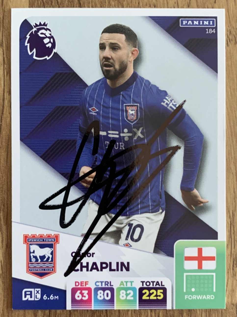ADRENALYN XL 2025 SIGNED CARD - CONOR CHAPLIN - IPSWICH TOWN for sale on Ebay