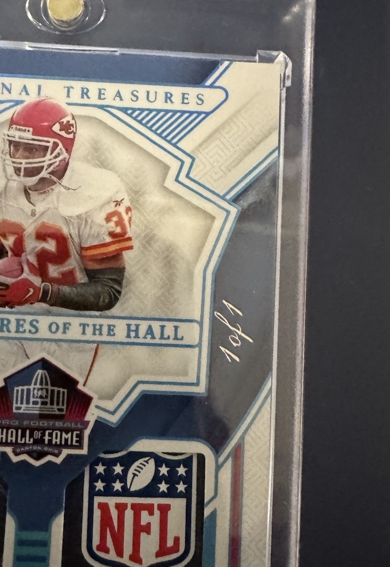 💥1/1 Panini 2024 National Treasures Marcus Allen dual shield one of one chiefs view 2