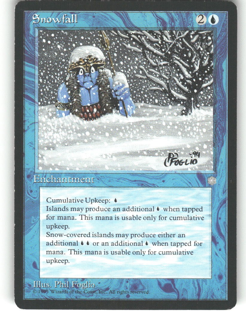 Snowfall - Ice Age - MTG - Common - # - NM