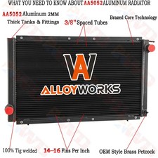 3 Row Aluminum Radiator For 1993-2000 Subaru Impreza WRX STI RS GC8 Turbo Manual