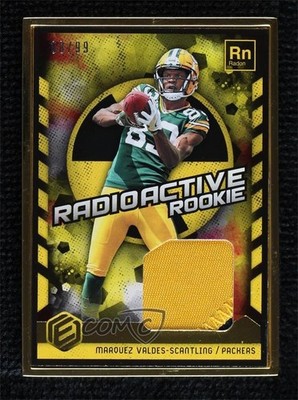 2018 Panini Elements Gold /99 Marquez Valdes-Scantling #RRM-MVS RC 13st