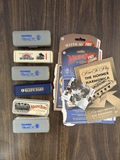 6 Vintage Hohner Harmonicas ~ Marine Band, Blues Harp, Big River Harp, Etc.