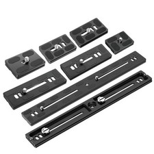 40-300mm Aluminum Alloy Universal DSLR Quick Release Plate Tripod Head Base