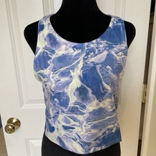 NWOT Champion Women Soft Touch Cropped Top Size L Racer Back Built In Shelf Bra