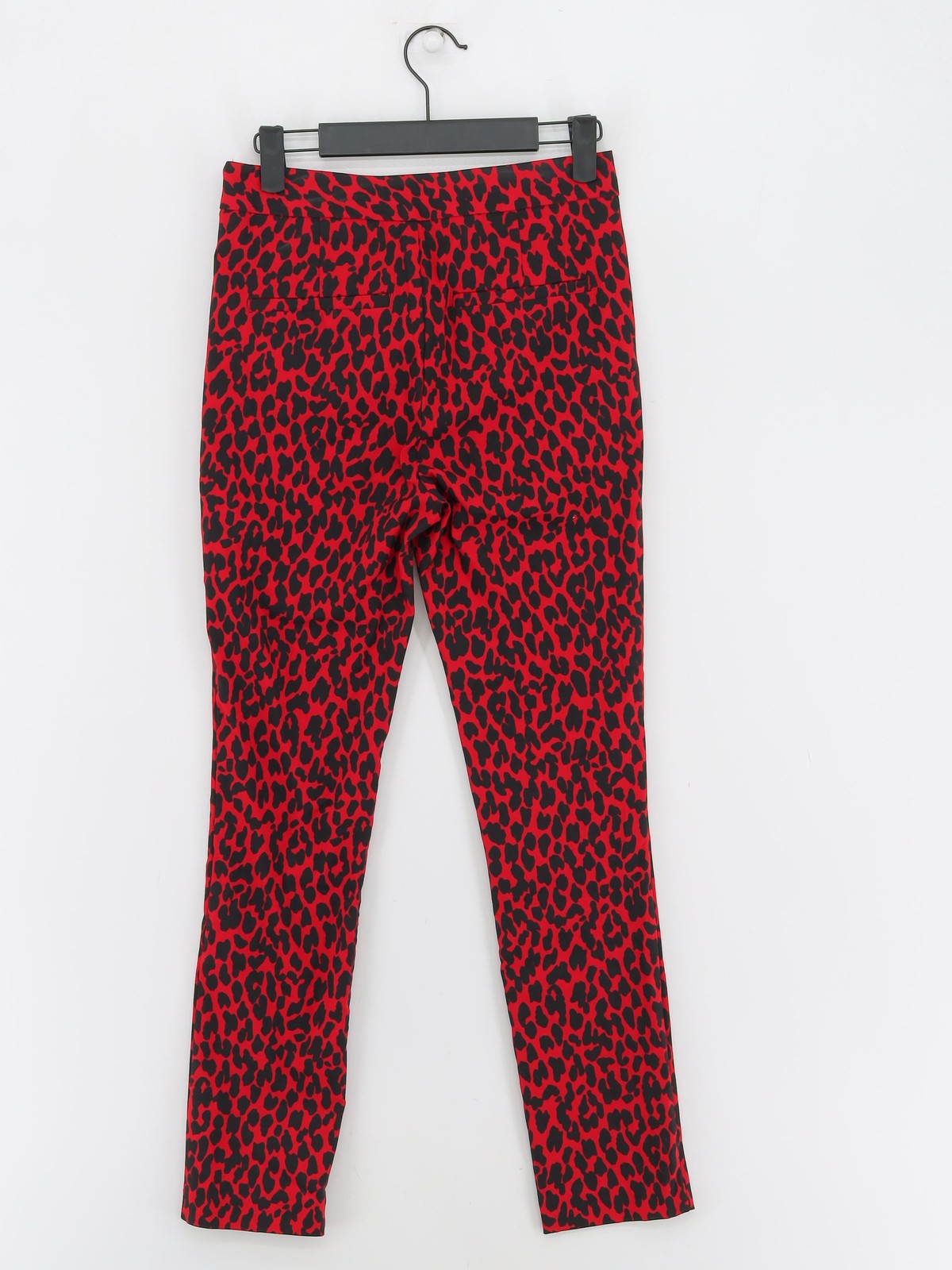 ALTRA Leggings donna Zara XS rosso stampa animalier 100% altro lunghezza intera
