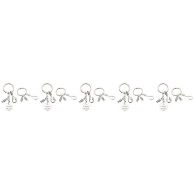  5 PCS Schlüsselanhänger Für Papa Männer Schlüsselkette Des Vatertags
