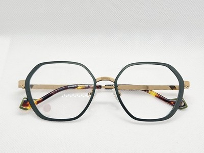 Bellinger Denmark Ellipse 3 3298 Green Gold 50-17-138 Eyeglasses Frames