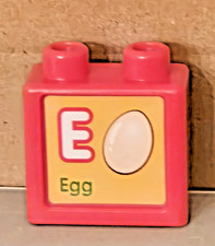 VTECH Ultimate Alphabet Train Replacement Red E/R Double Sided Picture Block