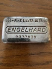 Engelhard 10 Oz Silver Bar Loaf “P” Series 999+ P377838 Smooth Back 🔥🔥