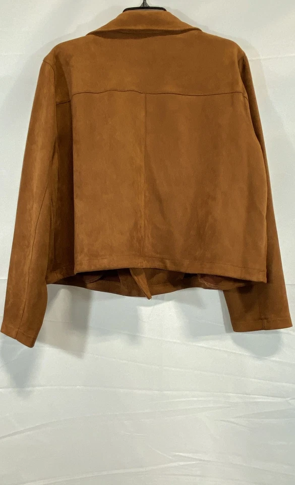 Blazer Plus Lauren Conrad Mujer Marrón Moto Moto 1X Otoño Invierno Foto 2 de 4