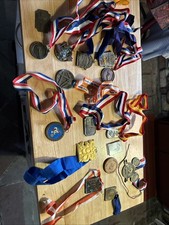 Vintage Medals Marathon Variety Lot Of 15