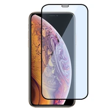For iPhone X Xs Blue Light Filter Full Coverage Tempered Glass Screen Protector