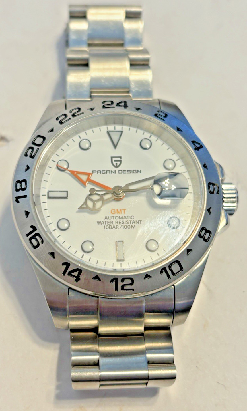 Excellent Pagani Design Gmt Automatic Mens Watch Wr 100M