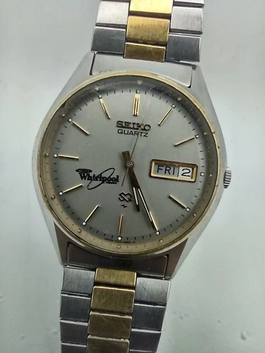Vintage 1981 Seiko SQ Quartz 7123-8469 Two-Tone | Whirlpool Corp Service Award