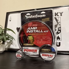 ROCKFORD FOSGATE RFK8i 8 GAUGE 100 PURE OXYGEN FREE CABLE AMPLIFIER WIRE KIT