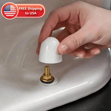 6Pcs Toilet Bolt Caps Upgrade Screw Cover Decorative Hinge Set Sleek Push On USA