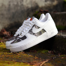 Air Force 1 Low Top Real Tree Camo Sneaker Custom