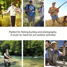 High-Vis Fishing Buoyancy Vest   Safe for Low-Light Angling Conditions