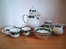 4 teiliges Mokkaservice Weinlaub Graf von Henneberg