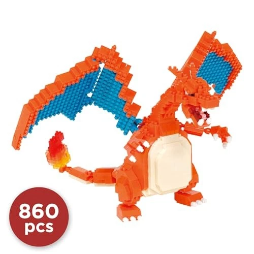 Kawada Nanoblock Pokémon Charizard DX NBPM_080 【NEW】 - Image 2 of 4