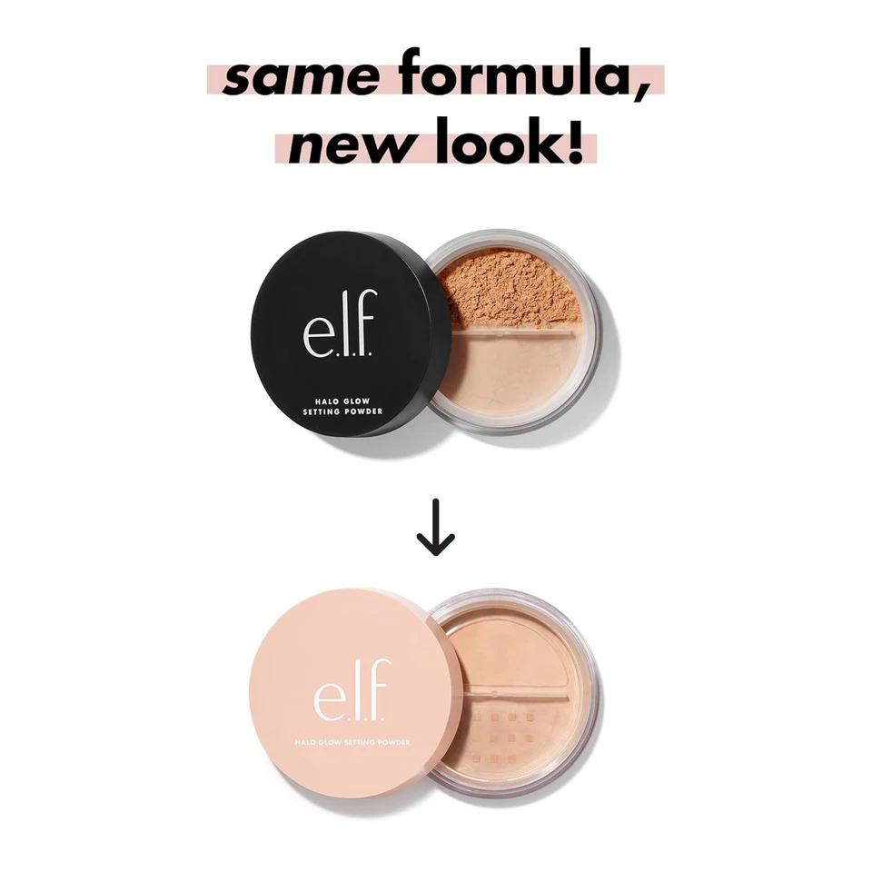 E.l.f. Halo Glow Setting Powder 0.24 Oz Weightless Airbrushed Finish Vegan - Image 4 of 4