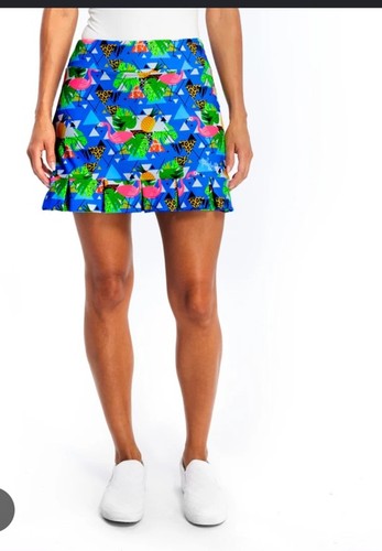 Tzu Tzu Sport Women’s Samba Tzulander Skort Skirt Ruffle Size Large Golf Tennis