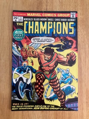 Marvel Comics CHAMPIONS #1 (1975) FN++ to FN/VF