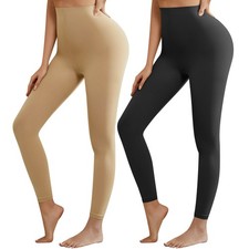 Compression Pantyhose for Women Opaque Footless Waist High Stockings  Leggings