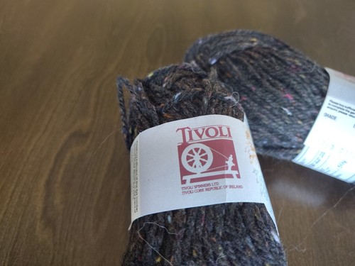 2 Tivoli Bainin Tweed 100% Wolle Knäuel grau Irland Strickgarn 50 Gramm - Bild 4 von 6