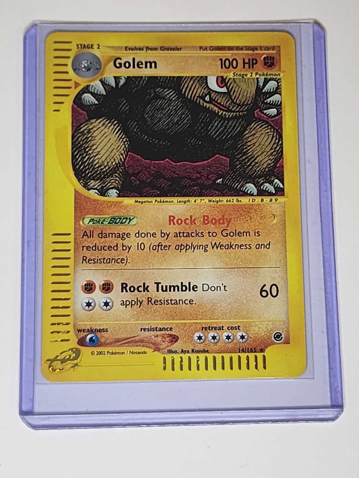 Golem 014/165 Expedition Base Set Holo