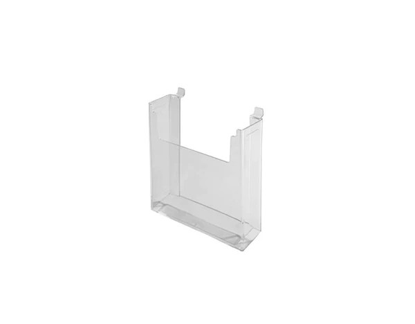 Slatwall 8.5" x 10.5" Clear Acrylic Literature, Brochure & Magazine Holder