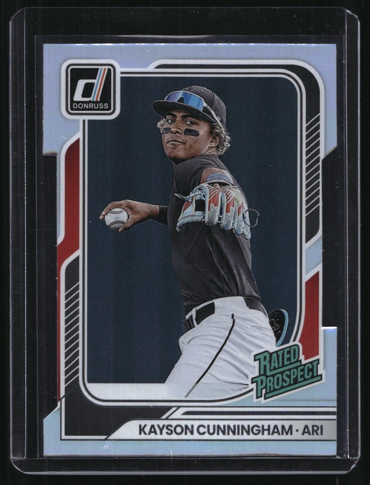2026 Donruss Rated Prospect Silver Die-Cut #116 Kayson Cunningham 60/75