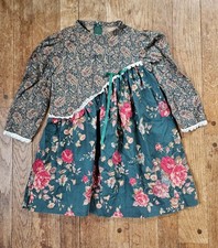 Vintage Handmade Little Girls Dress, Similar To Size 6 See Measurements Posted