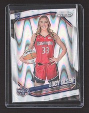 2025 Panini Prizm WNBA Lucy Olsen #145 RC Variation White Seismic Prizm