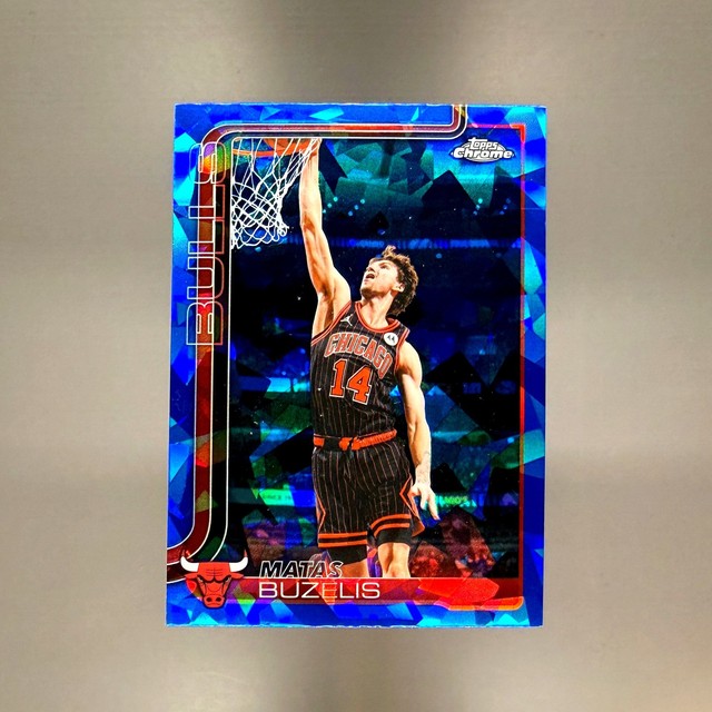 MATAS BUZELIS 2025-26 Topps Chrome Update Sapphire Bulls SP MINT NBA