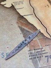 Axis and Allies Painted Pieces - ONE 3D Renown BattleCruiser United Kingdom