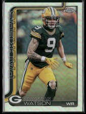 2025 Topps Chrome Refractor 112 Christian Watson Green Bay Packers