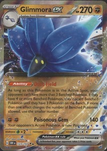 Glimmora ex 123/197 Obsidian Flames
