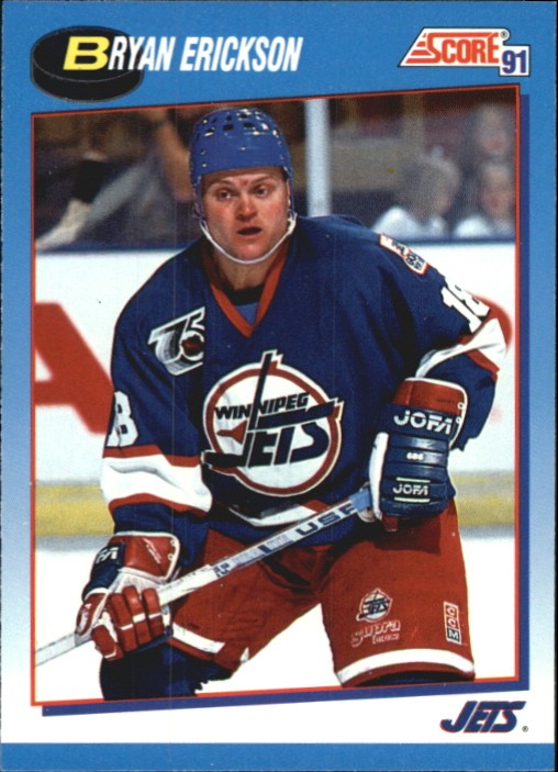 1991-92 Score Canadian Bilingual #657 Bryan Erickson - HKY