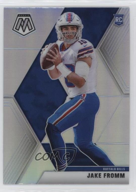 2020 Panini Mosaic Rookies Silver Prizm Jake Fromm #242 05gv